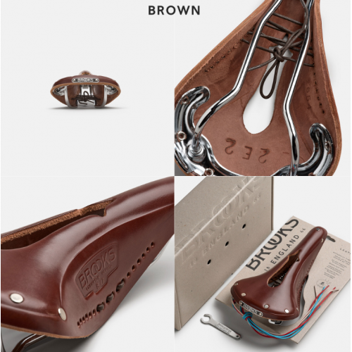 Brooks England B17 Narrow Carved 真皮座位 - 英國人手製造